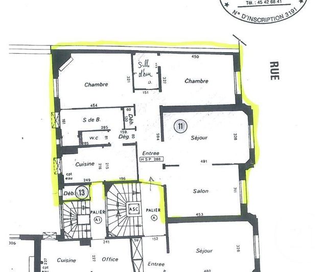 Appartement F4 à vendre - 4 pièces - 90.45 m2 - PARIS - 75017 - ILE-DE-FRANCE - Century 21 Agence Saint Antoine